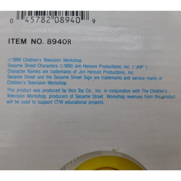 Vintage 1990 Seseame Street Musical Peek-A-Boo Big Bird Wind-up Toy - Picture 6 of 10